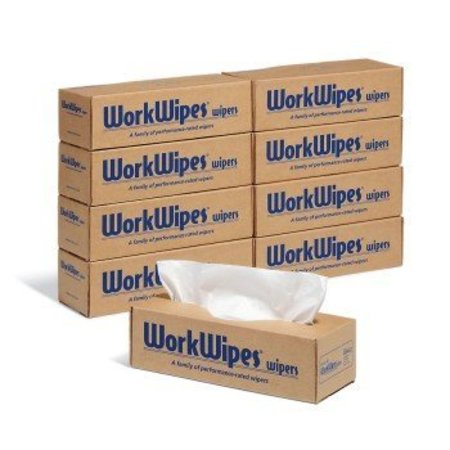WORKWIPES Series 60 Wipers 990 wipers/case, 110 wipers/box, 9 boxes/case 8" L x 12" W, 990PK WIP663